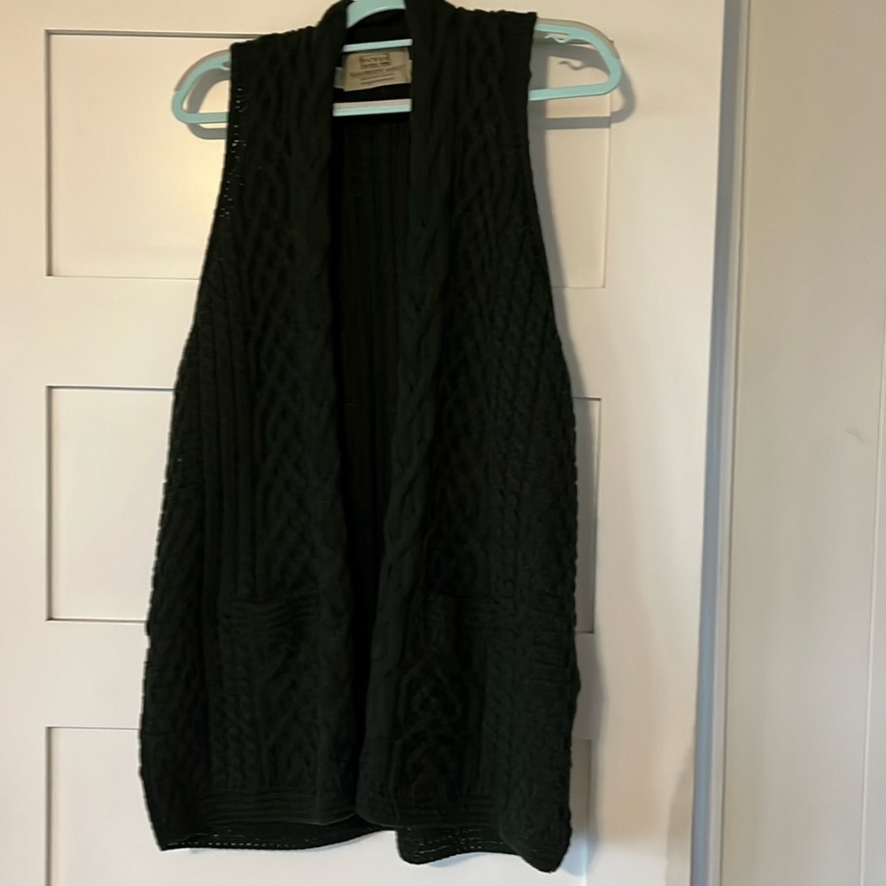 Dark Green Wool Vest